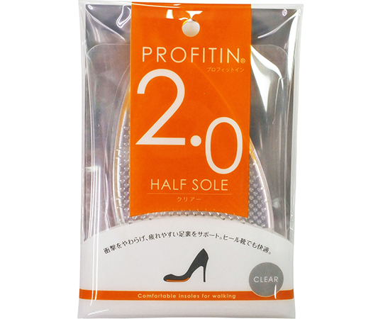プロフィットイン　ハーフソール　2.0mm　クリアー