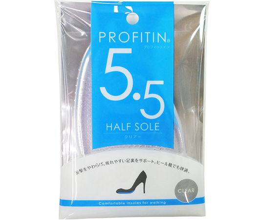 プロフィットイン　ハーフソール　5.5mm　クリアー