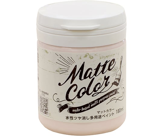 水性多用途ペイント　マットカラー　180mL　ベビーピンク