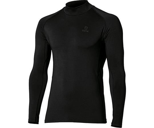 BTパワーストレッチ　サーモデオ　ハイネックシャツ　ブラック　Mサイズ