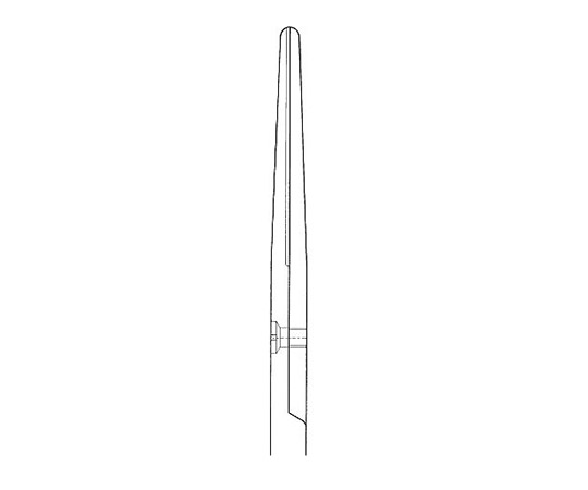 64-6364-92 切開剪刀 メッツェンバウム 直 全長180mm BC602R 【AXEL