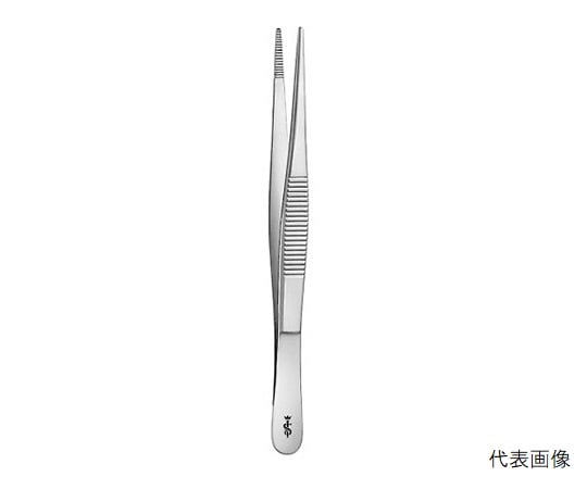 外科ピンセット　ミディアム　無鈎　30.5cm