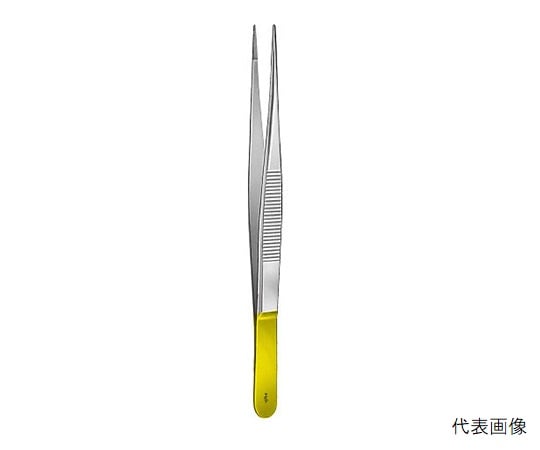 超硬チップ付ピンセット　無鈎　全長14.5cm