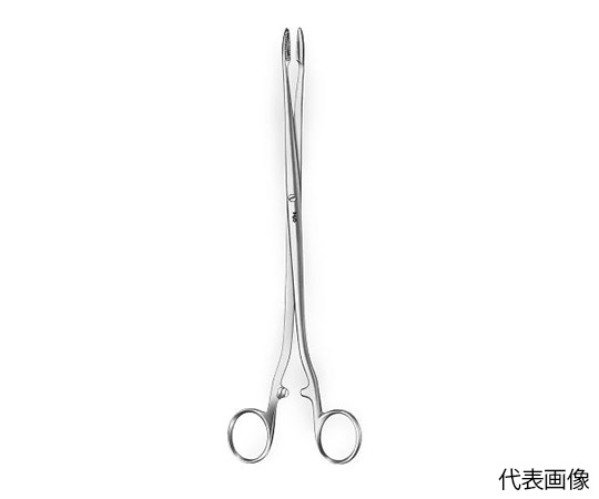 64-6366-48 スポンジ鉗子 直 ラチェット付 全長24cm BF070R 【AXEL