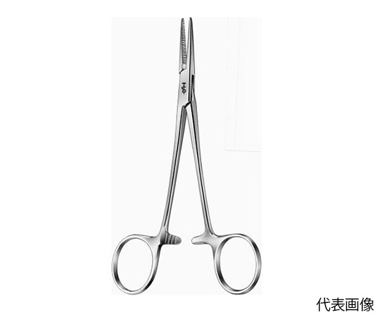 止血鉗子　ベビー・クライル　無鈎　直　14cm