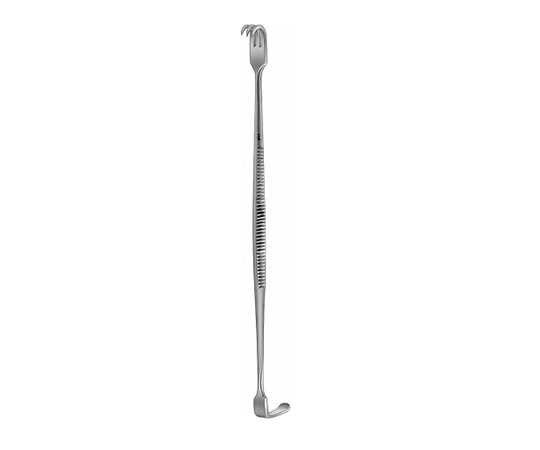 両頭鈎　セム・ミラー　片側3鋭爪　18×5.5mm　全長165mm