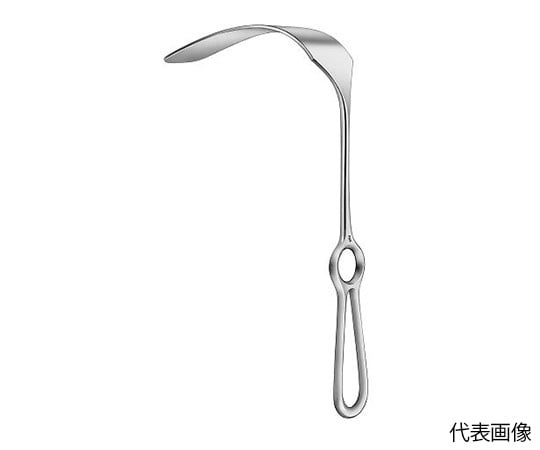 肝臓鈎　ケリー　150×39mm　全長260mm