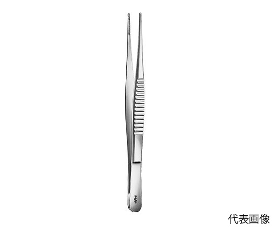 血管ピンセット　ドゥベーキー　無外傷性　先端幅2mm　全長300mm