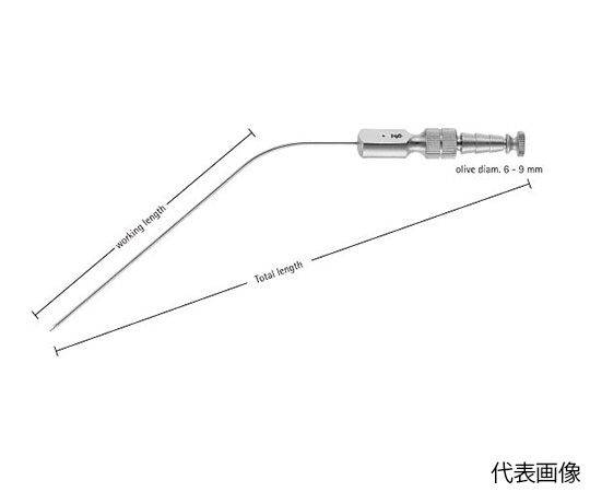 64-6371-73 サクションカニューラ ファーガソン 先端外径1.5mm 有効長