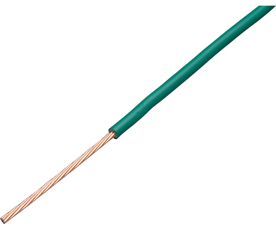 ビニル絶縁電線　緑色　10m　IV 22 SQ ﾐﾄﾞﾘ 10M JP