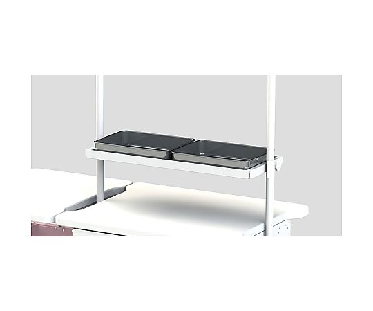 小型点滴作業台オプション　ステンレストレー