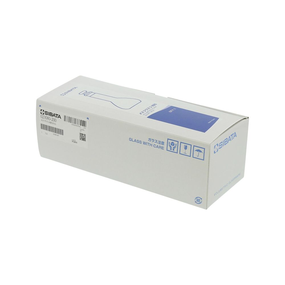 64-6432-30-24 メスフラスコ 短形 200mL JCSS校正証明書付 238-2