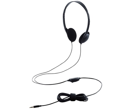 テレビ用ステレオヘッドホン　オーバーヘッド　φ30mmドライバー　Affinity　sound　3.0m　ブラック