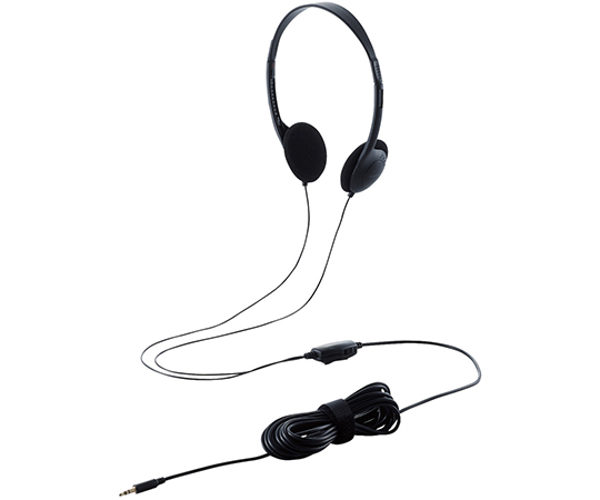 テレビ用ステレオヘッドホン　オーバーヘッド　φ30mmドライバー　Affinity　sound　5.0m　ブラック