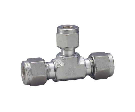 チューブ継手　異径ユニオンチーズ　ミリサイズ