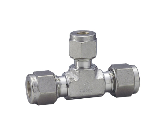 チューブ継手　異径ユニオンチーズ　ミリサイズ