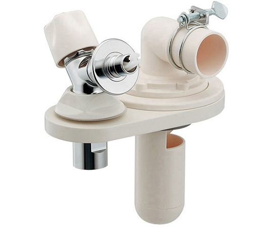 嵩上げ用洗濯機排水トラップ（水栓つき）