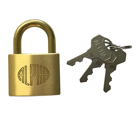 ALPHA　シリンダー南京錠　40mm