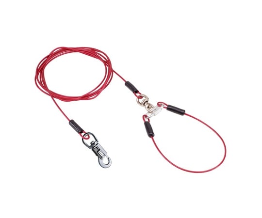 タフギア　ロングワイヤーチェーンプラス　φ4.5mm×317cm　レッド