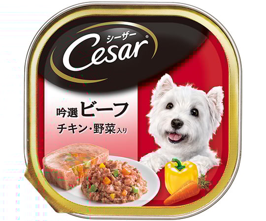 シーザー　吟選ビーフ　チキン・野菜入り　100g