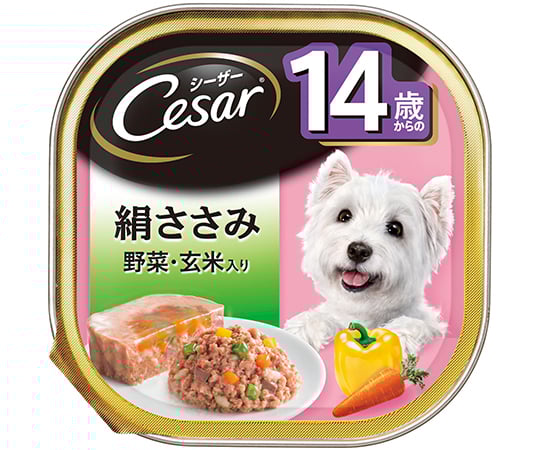 シーザー　14歳からの　絹ささみ　野菜・玄米入り　100g