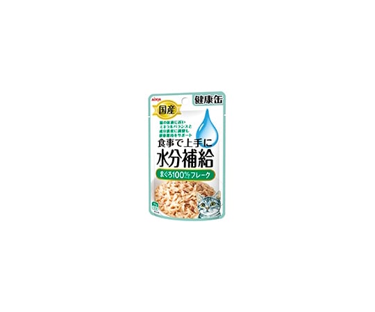 64-6532-04 国産 健康缶パウチ 水分補給 まぐろペースト 40g KZJ-1