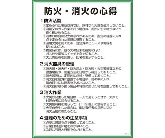 GEKー14　防火・消化の心得