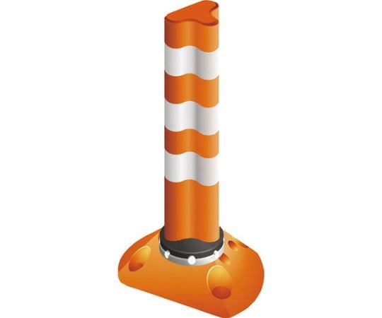 ポストフレックス　スリムベースLEDタイプ　PF-SL650　オレンジ