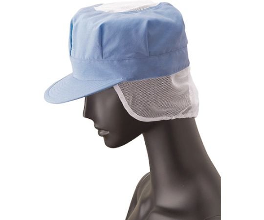 八角帽子天メッシュ　サックス