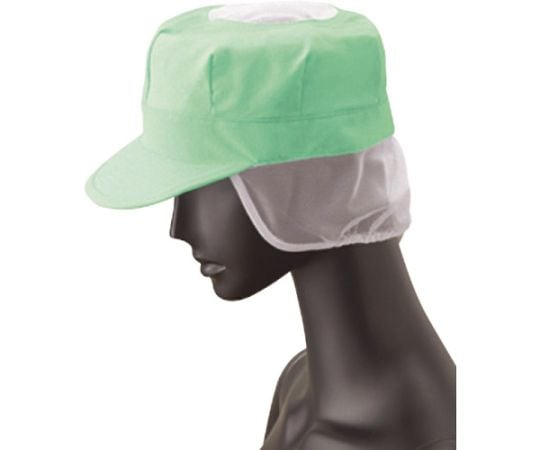 八角帽子天メッシュ　グリーン