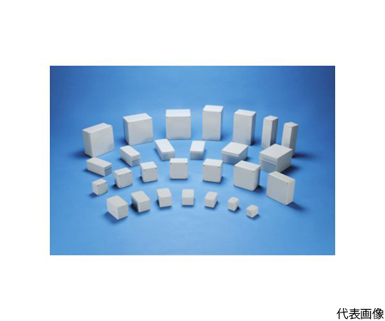 64-6634-83 防水 新品 最大82%OFFクーポン 防塵ボックス BCAS050605G ホワイトグレー 50×65×55