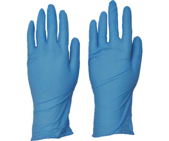 NS370ニトリル極薄手袋　L　ブルー　（100枚入）