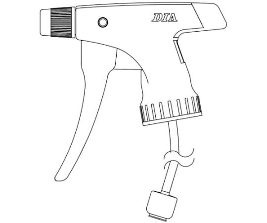 部品　ピストル本体セット緑（#705・#715用）