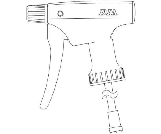 部品　ピストル本体セット黄（#500用）