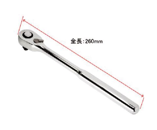 1/2DR　ラチェットハンドル　108T