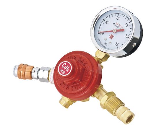 アセチレン用調整器カプラ付