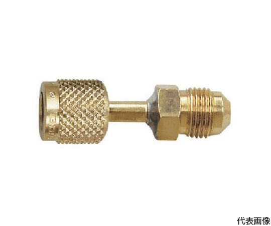 クイックアダプタ 1/4 メス×3/8 オス クイック式