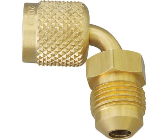 クイックアダプタ90°　1/4　メス×3/8　オス