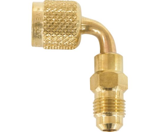 クイックアダプタ90°1/4メスx5/16オス