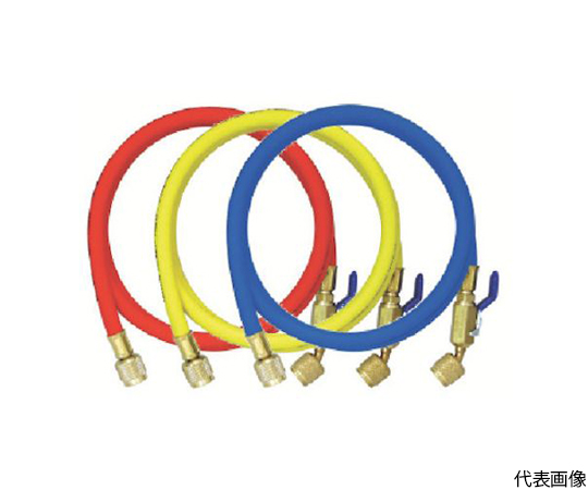 R410A用チャージングホースプラス2　BV付　92cm　3P