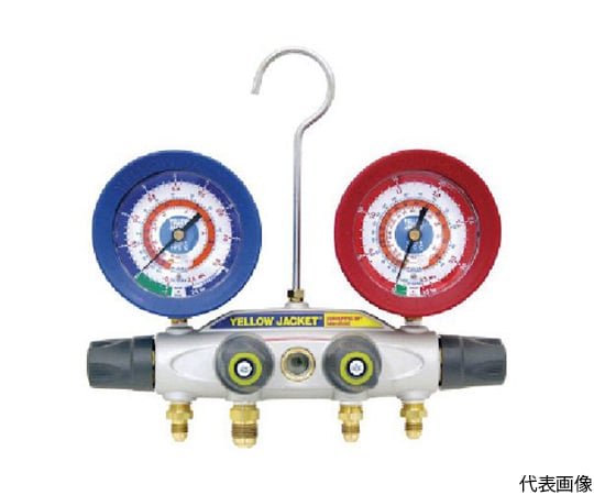 R407C・R134a用ブルート2マニホールド　152cm標準ホース付