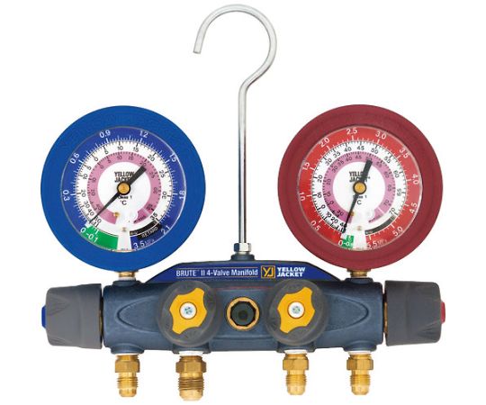 R32・R410A等用ブルートマニホールド本体