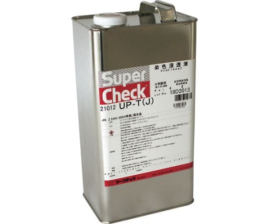 スーパーチェック 浸透液 UP-T（J） 4L缶 C002-0021012