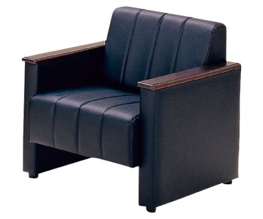 応接セット　アームチェア　黒