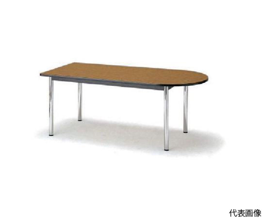 ミーティングテーブル　半楕円形　1800×1200mm　チーク