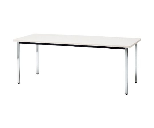 ミーティングテーブル　角脚　1800mmX900mm　ホワイト