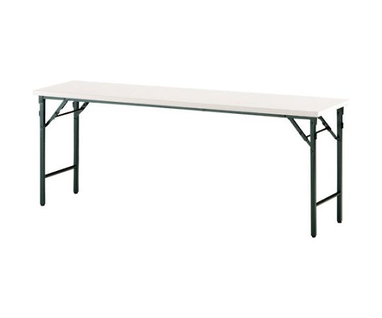 折りたたみテーブル　1800×600mm　アイボリー