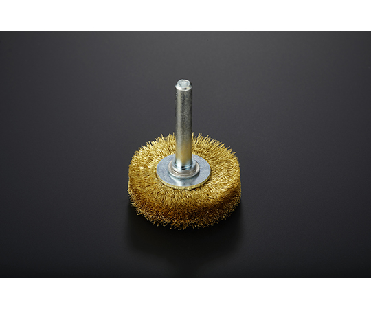 真鍮軸付ホイルブラシ　φ50mm