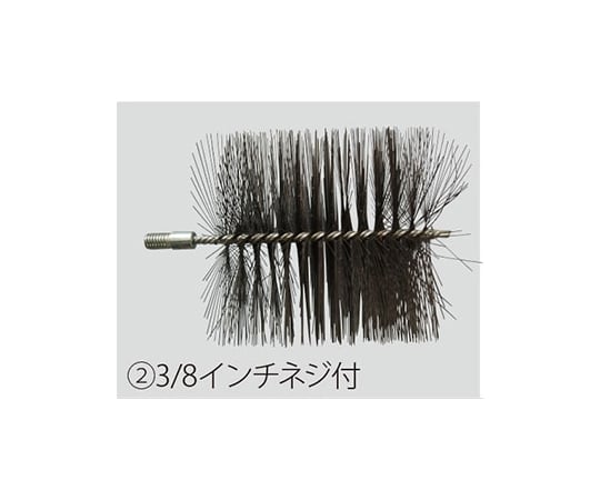 ワイヤー煙突用ブラシ　ネジ付き　φ100mm