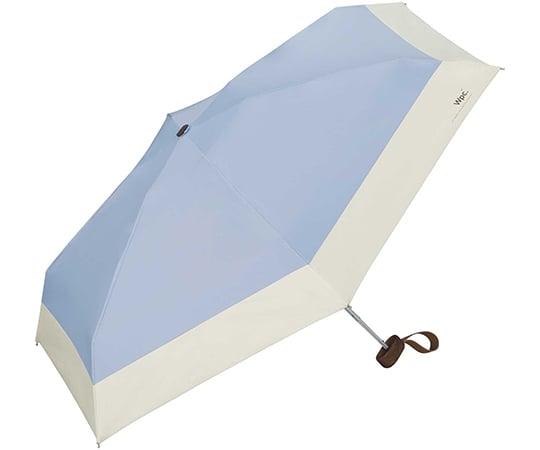 64 76 58 取扱停止 W P C ワールドパーティ 折りたたみ傘 サックス 遮光切り継ぎtiny 801 6423 晴雨兼用 手開き 人気ブランドを